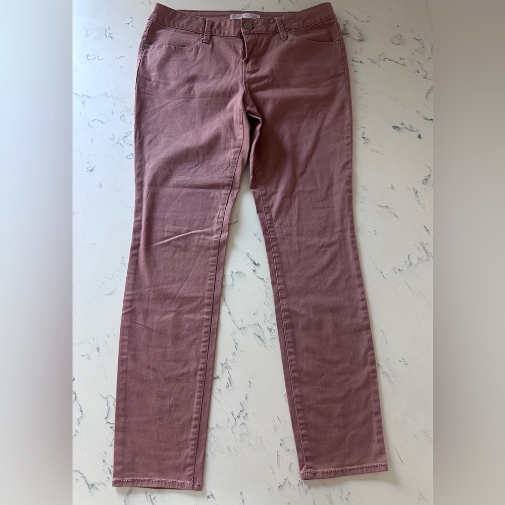 No Boundaries Junior’s Low Rise Mauve Skinny Jeans size 13